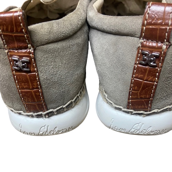 Sam Edelman Gray Suede Slip On Women’s Casual Shoes High End Size 8M - Picture 6 of 7